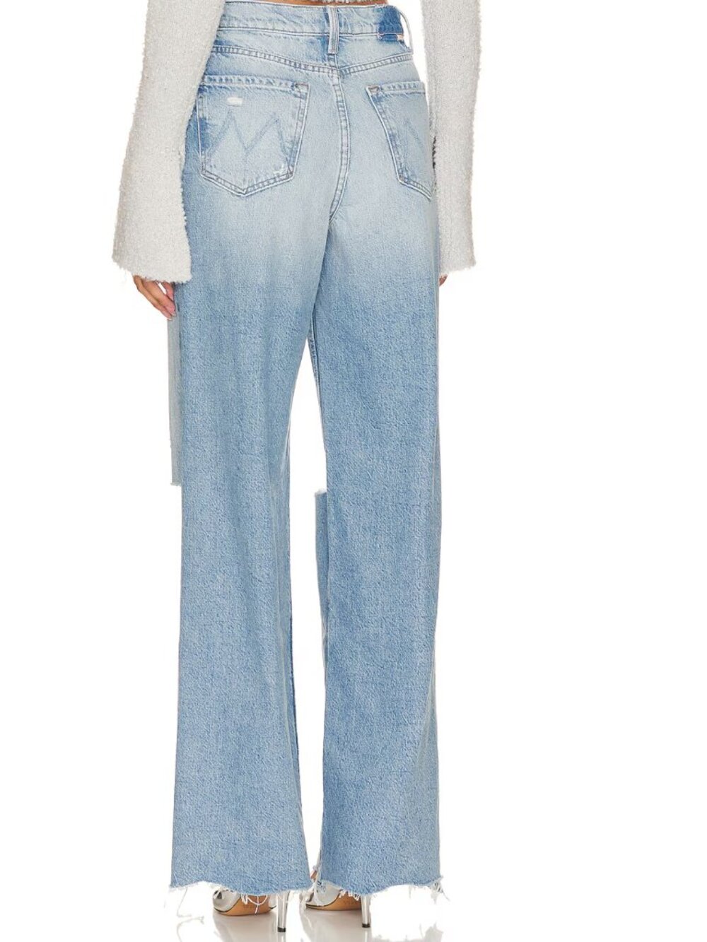 MOTHER High Waisted Spinner Zip Heel Jeans Size 27 - Picture 2 of 14